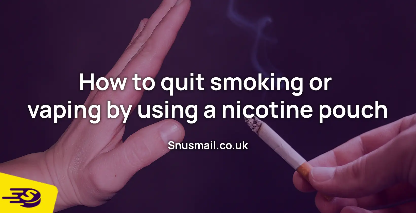 quit smoking or vaping with nicotine pouches